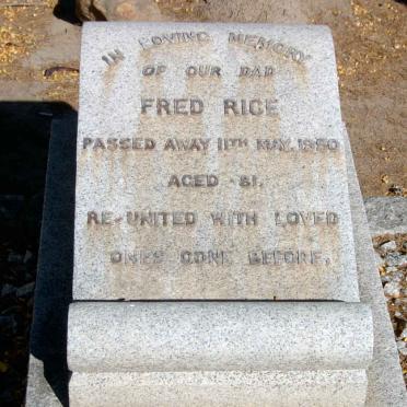 RICE Fred -1950