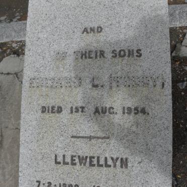 RICE Edward L. -1954 :: LLEWELLYN 1908-197?