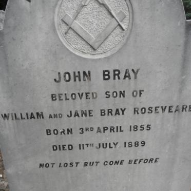 ROSEVEARD John Bray 1855-1889