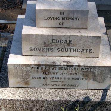 SOUTHGATE Edgar Somers -1894