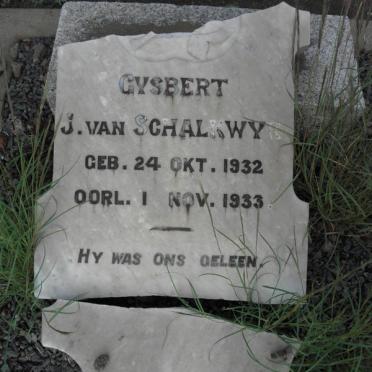 SCHALKWYK Gysbert J., van 1932-1933
