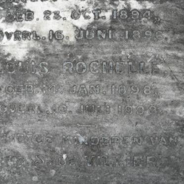 VILLIERS Louis Rochelle, de 1898-1898