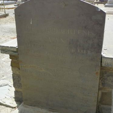 VILLIERS Tielman, de 1798-1875 &amp; Elizabeth Susanna 1797-1851