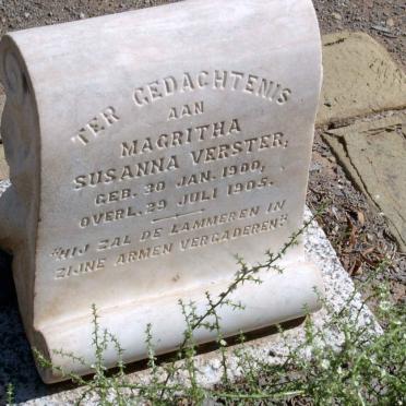 VERSTER Magritha Susanna 1900-1905