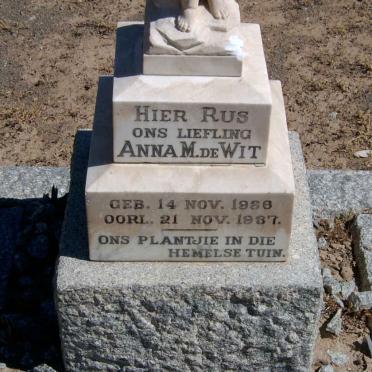 WIT Anna M., de 1936-1937