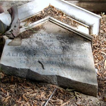 WESTHUIZEN Susanna Alida, v.d. 1845-1905