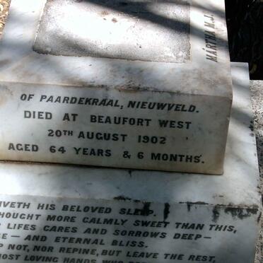 ?? Martha M.J. nee FON SCHLECHTING -1904 :: ??  -1902