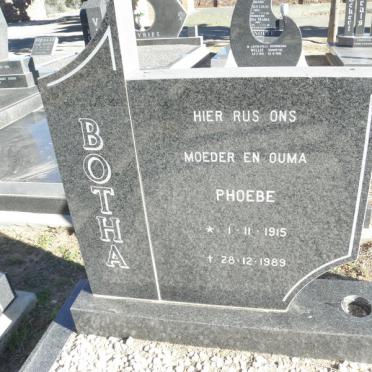 BOTHA Phoebe 1915-1989