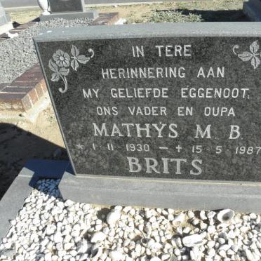 BRITS Matthys M.B. 1930-1987