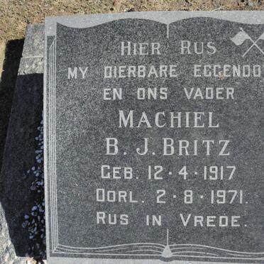 BRITZ Machiel B.J. 1917-1971