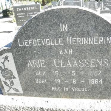 CLAASSENS Arie 1882-1964