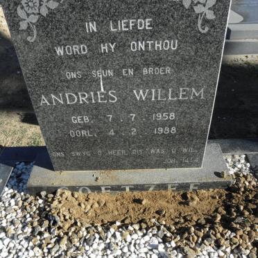 COETZEE Andries Willem 1958-1988