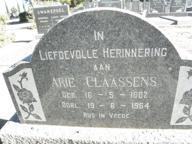 CLAASSENS Arie 1882-1964
