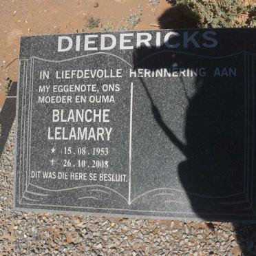 DIEDERICKS Blanche Lelamary 1953-2008