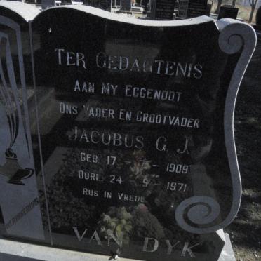 DYK Jacobus G.J., van 1909-1971
