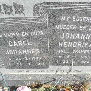 FREYSEN Carel Johannes 1905-1991 &amp; Johanna Hendrika SPAMER 1905-1989