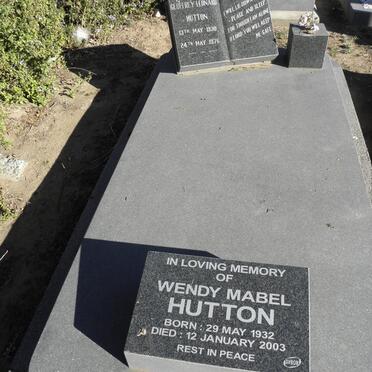 HUTTON Wendy Mabel 1932-2003