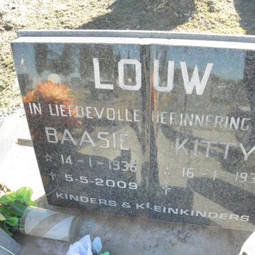 LOUW Baasie 1936-2009 &amp; Kitty 1939-