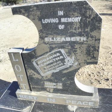 LOTT Johanna Claretha 1927-2002