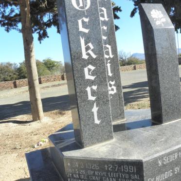 MARAIS Ockert 1926-1991