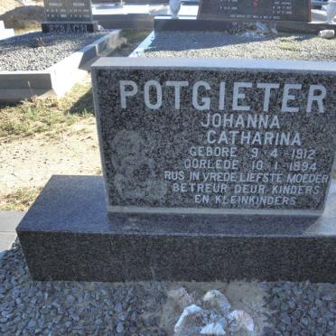 POTGIETER Johanna Catharina 1912-1994