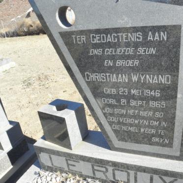 ROUX Christiaan Wynand, Le 1946-1969
