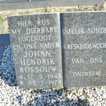 ROSSOUW Johan Hendrik 1943-1979