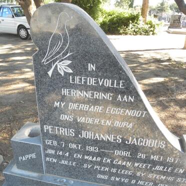SWANEPOEL Petrus Johannes Jacobus 1913-1977