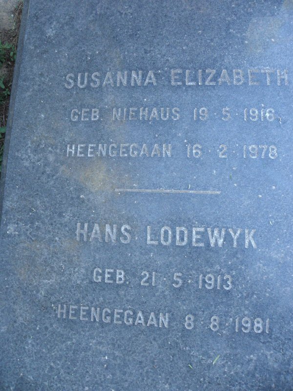 STEYL Hans Lodewyk 1913-1981