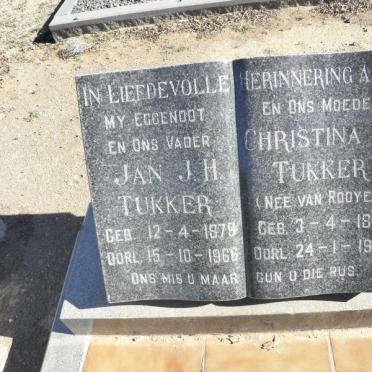 TUKKER Jan J.H. 1879-1966 &amp; Christina W. VAN ROOYEN 1889-1970