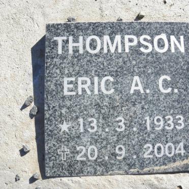 THOMPSON Eric A.C. 1933-2004