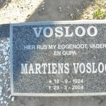VOSLOO Martiens 1924-2004