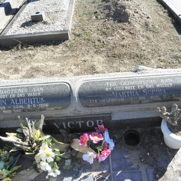 VICTOR Benjamin Albertus 1909-1986 &amp; Martha Sophia DELPORT 1911-1973