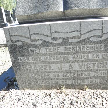 VICTOR Sarel J.A. 1896-1971