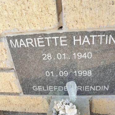 HATTING Mariette 1940-1998