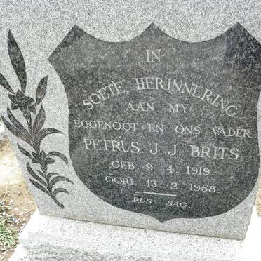 BRITS Petrus J.J. 1919-1958