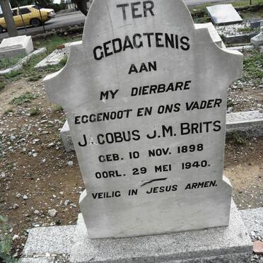 BRITS Jacobus J.M. 1898-1940