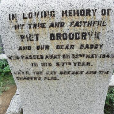 BROODRYK Piet -1943