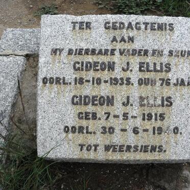 ELLIS Gideon J. -1935 :: ELLIS Gideon J. 1915-1940 