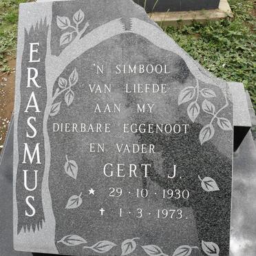 ERASMUS Gert J. 1930-1973