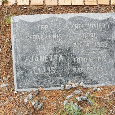 ELLIS Janetta nee VIVIER -1955