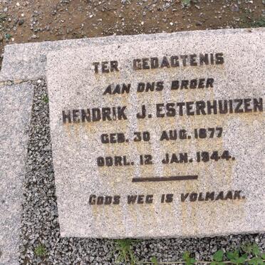 ESTERHUIZEN Hendrik J. 1877-1944