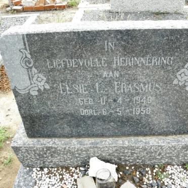 ERASMUS Elsie L.  1940-1958