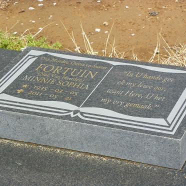 FORTUIN Minnie Sophia 1935-2011