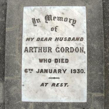 GORDON Arthur -1930