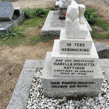 HATTINGH Isabella Henrietta 1947-1948