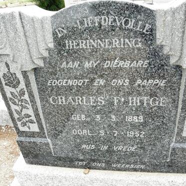 HITGE Charles F. 1889-1952
