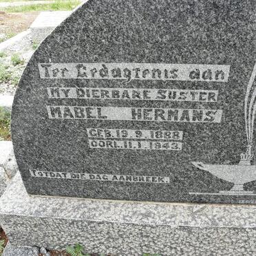 HERMANS Mabel 1888-1943