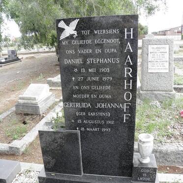 HAARHOFF Daniel Stephanus 1903-1979 &amp; Gertruida Johanna KARSTENS 1912-1993 
