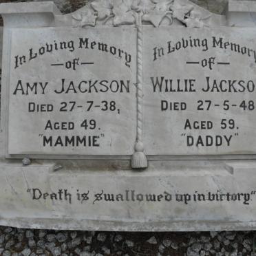 JACKSON Willie -1948 &amp; Amy -1938